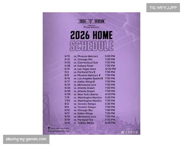 2026赛季WNBA季前赛赛程公布，4月26日狂热对阵自由人打响首战